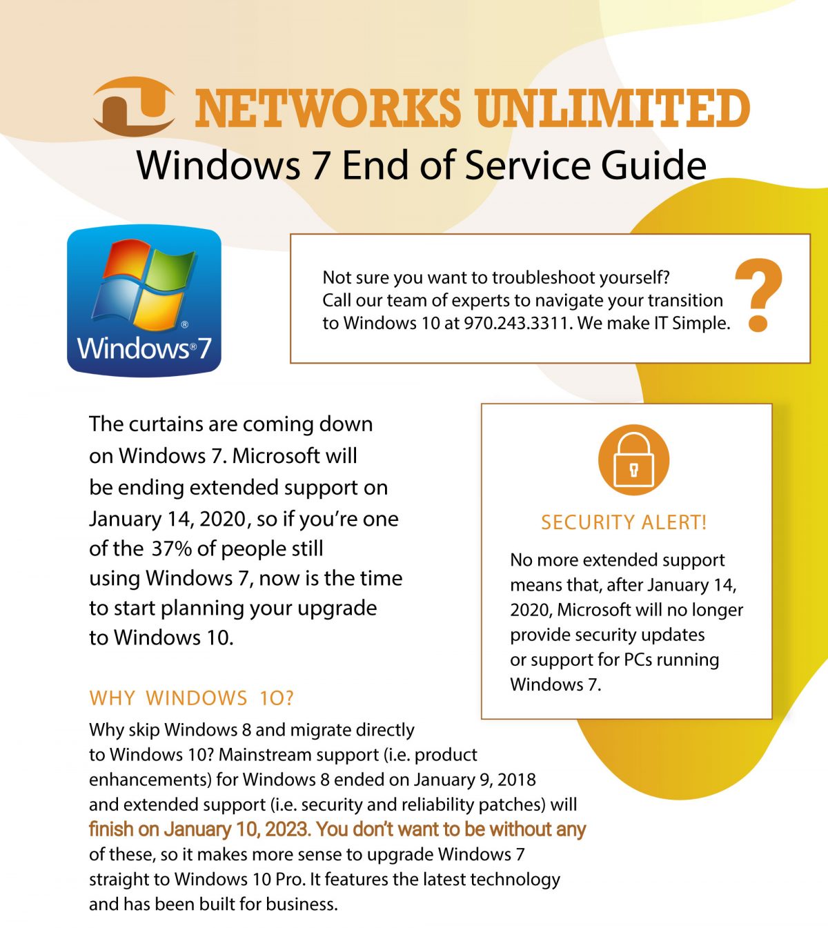 End of Service Guide for Windows 7 - Networks Unlimited